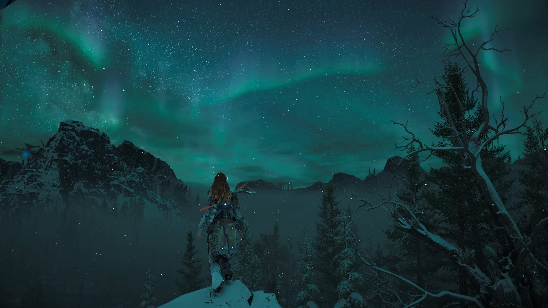 El juego está lleno de de agradables sorpresas visuales, como las auroras boreales.