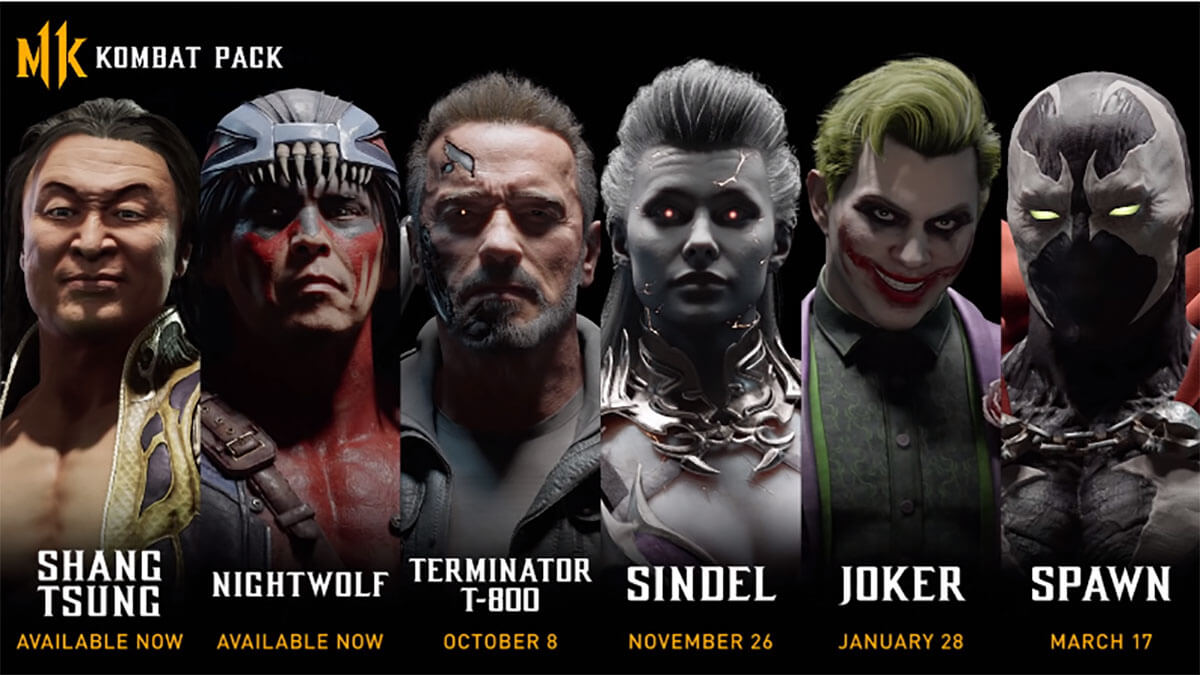 Fecha de lanzamiento personjes MK 11