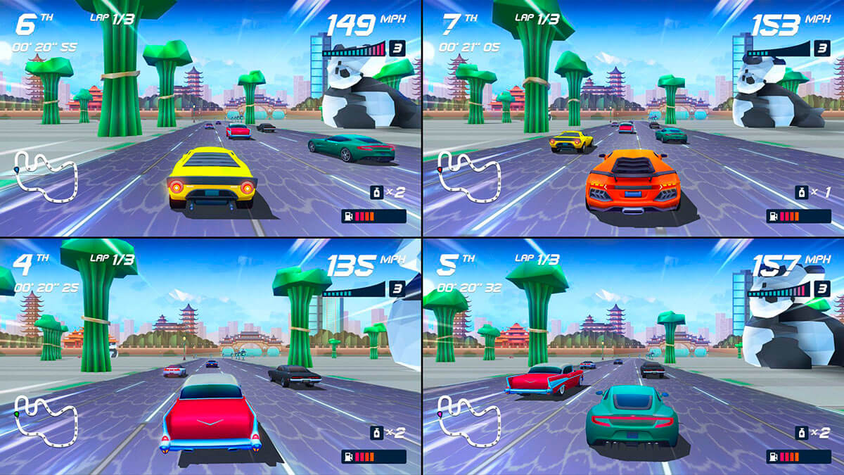 Horizon Chase Turbo ps4 modos de juego