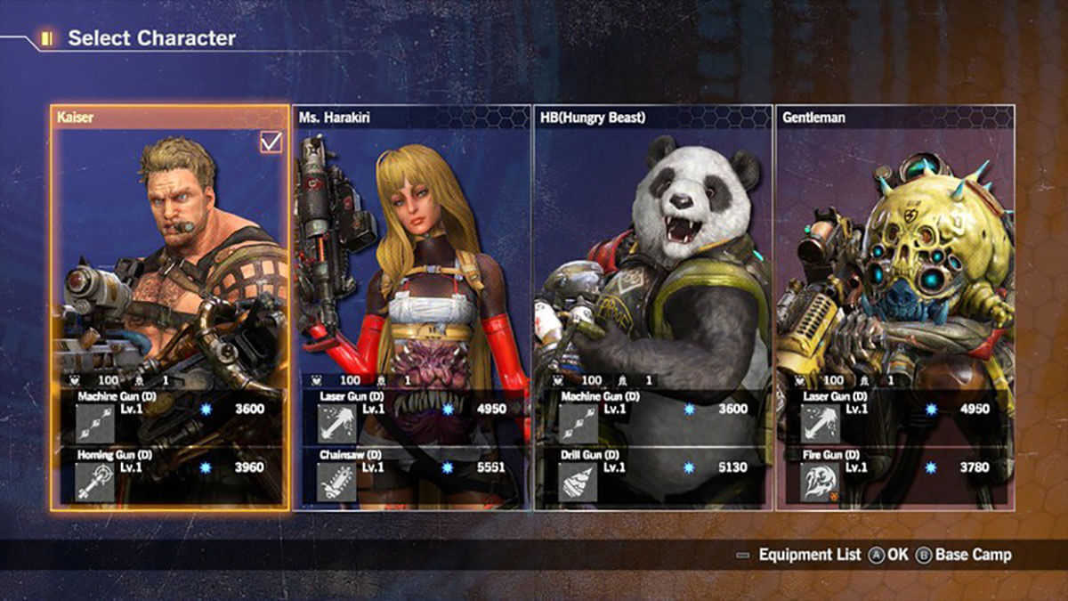 Contra ROGUE CORPs personajes