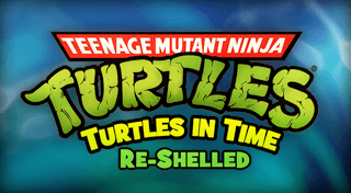 Portada de TMNT: Turtles in Time Re-Shelled