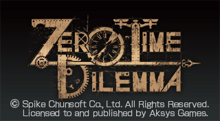 Portada de Zero Time Dilemma