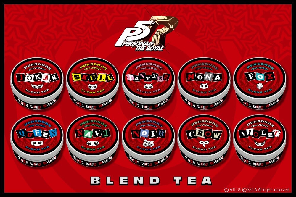 Persona 5 tendrá su propia línea de té inspirada en sus personajes