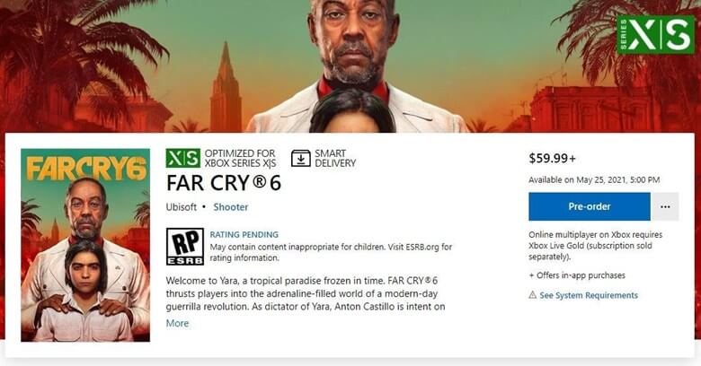 Fecha de lanzamiento de Far Cry 6