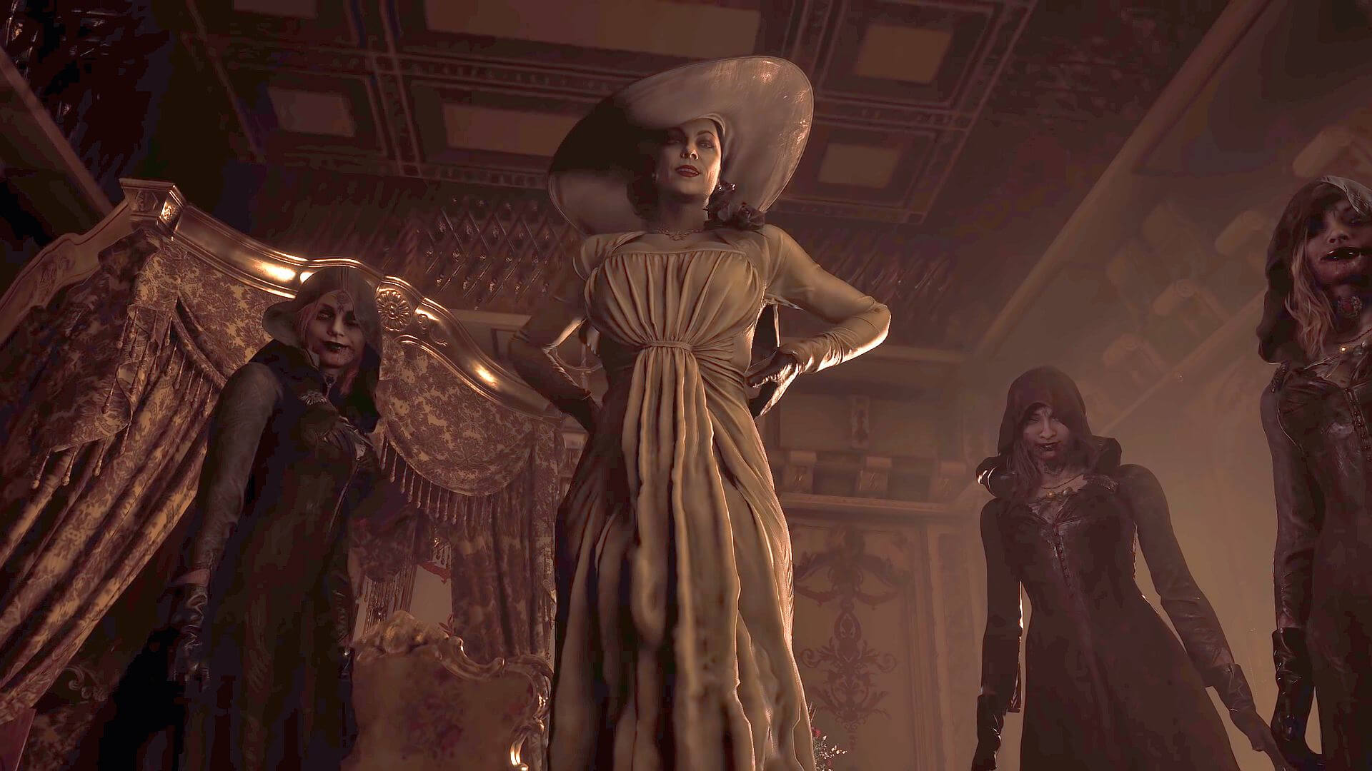 Aficionados de Resident Evil Village descubren cuánto mide Lady Dimitrescu