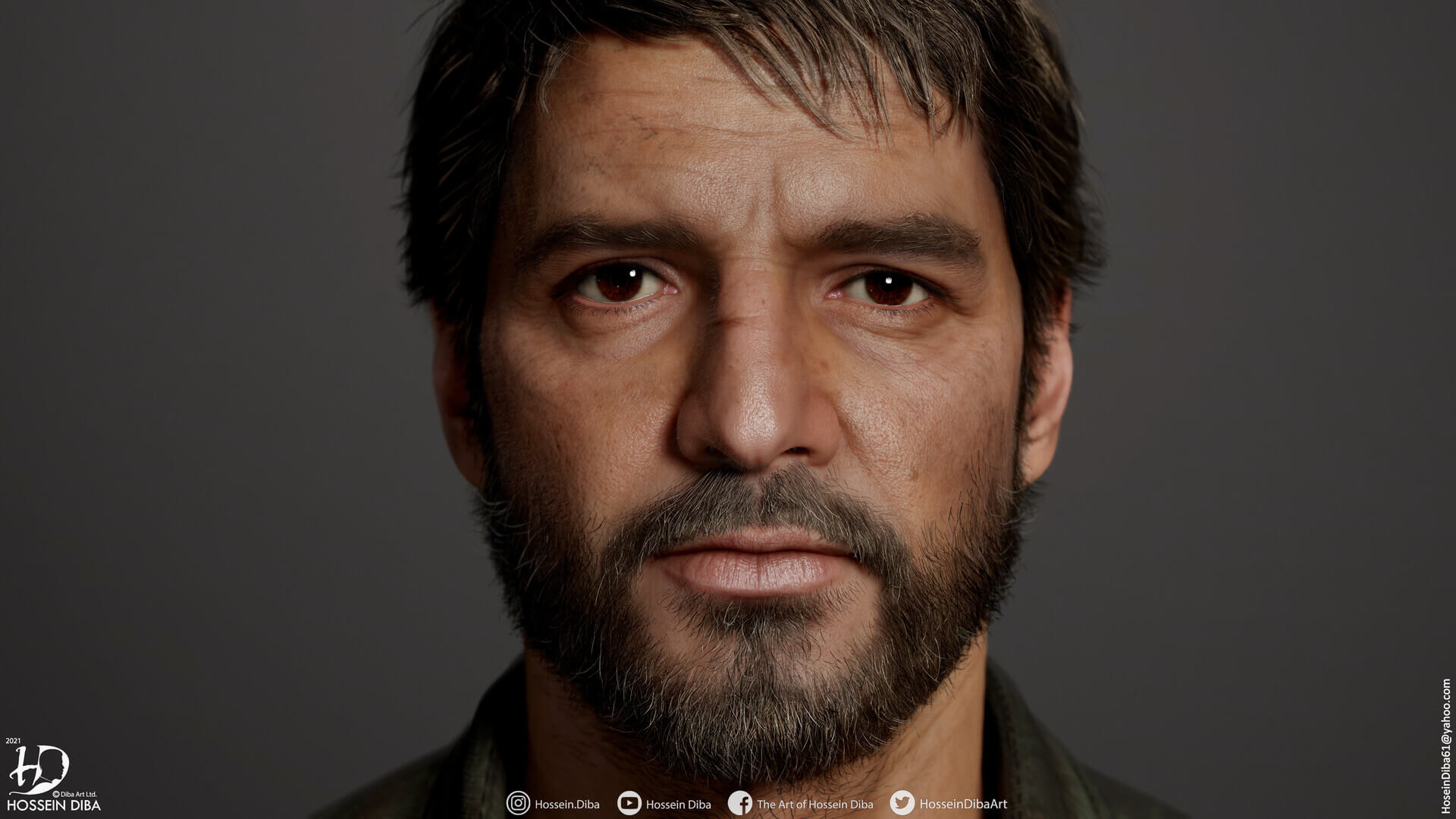 The Last of Us: Un artista convierte a Pedro Pascal en Joel con estos espectaculares modelos en 3D