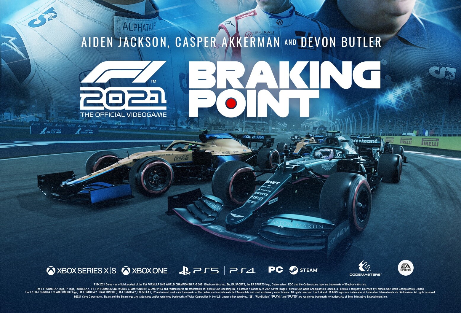 F1 2021 presenta a los protagonistas de su modo historia Braking Point