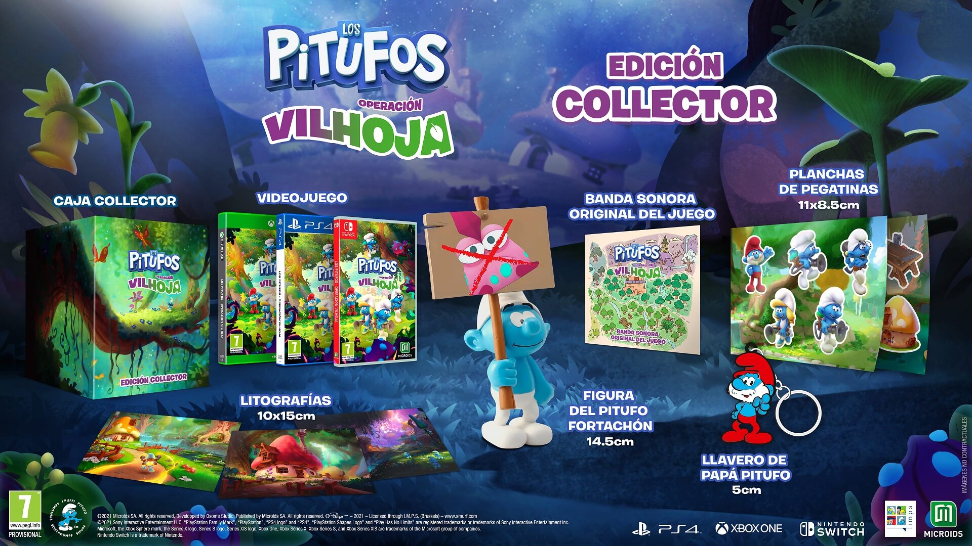Los Pitufos: Operación Vilhoja presenta sus espectaculares ediciones físicas