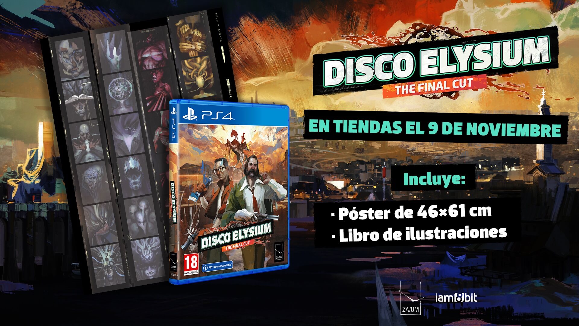 Disco Elysium – The Final Cut recibirá dos espectaculares ediciones físicas para PS4