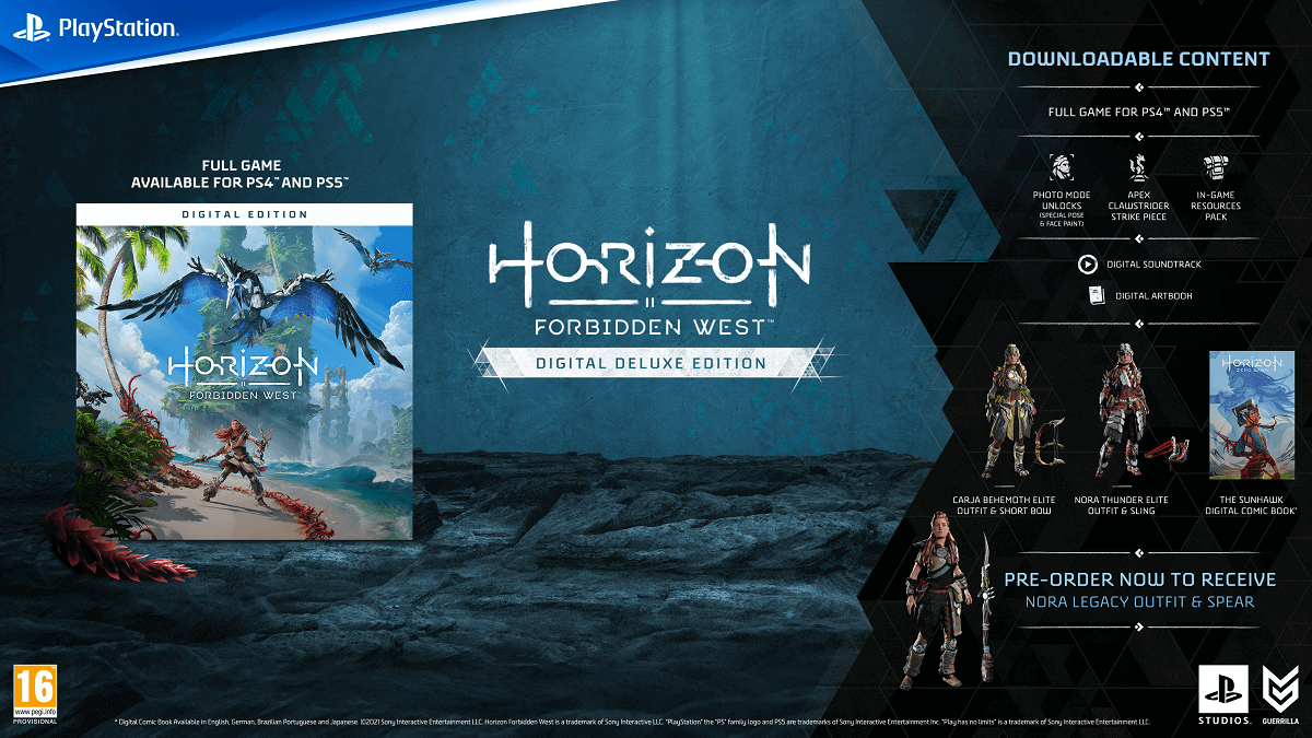 Horizon Forbidden West | Ediciones, precio, reserva, upgrades y más