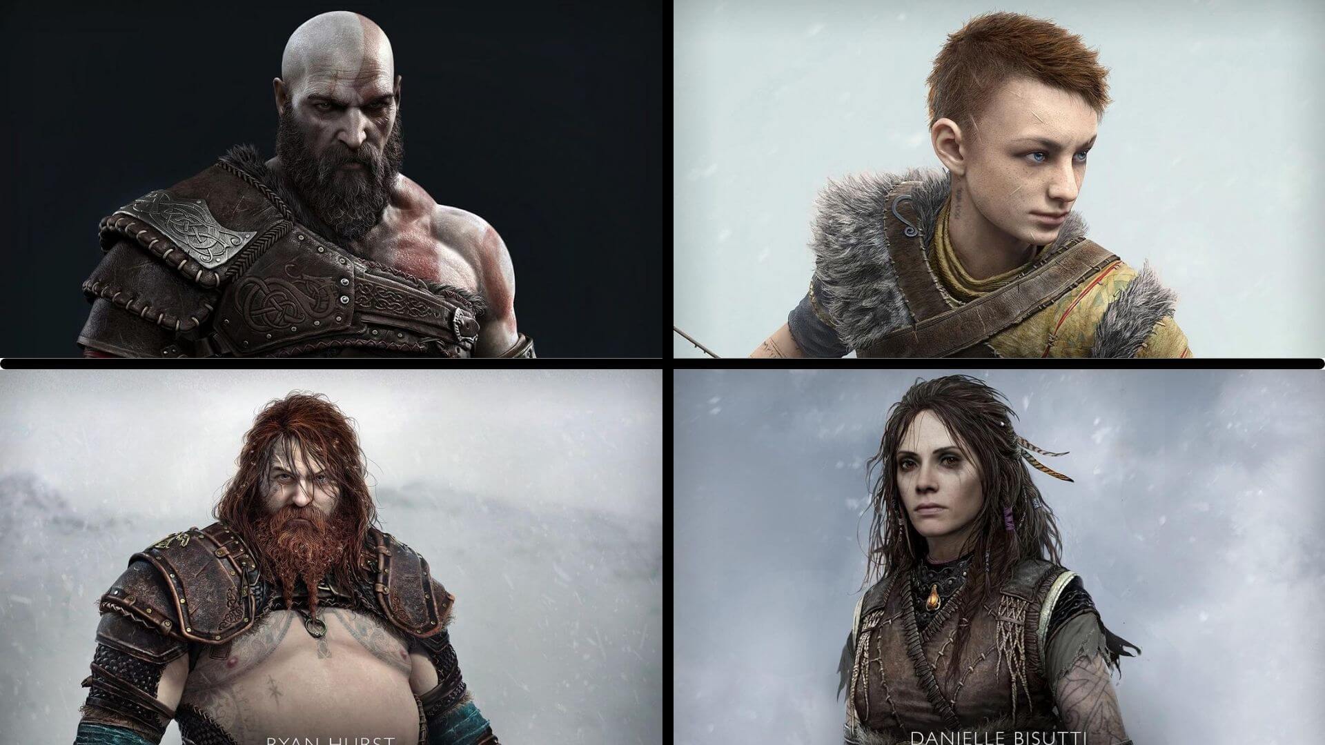 God of War Ragnarok desvela el aspecto de sus personajes principales