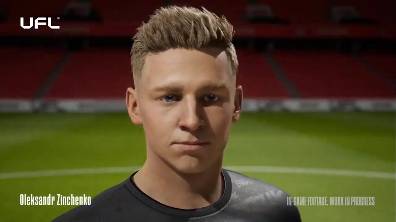 El nuevo juego de fútbol UFL presenta a Zinchenko como embajador