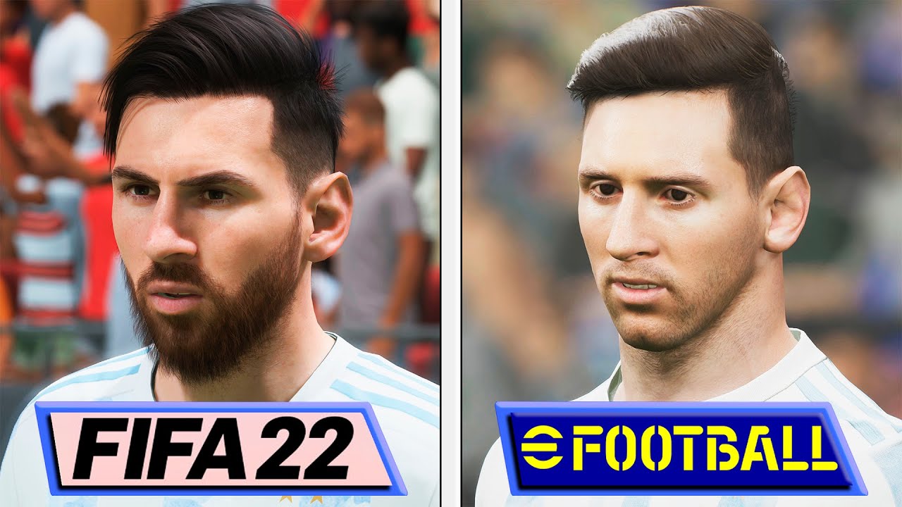 ¿eFootball 2022 o FIFA 22? Aquí te dejamos esta comparativa gráfica
