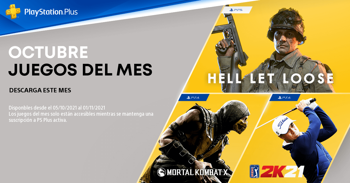 Ya se pueden descargar los juegos gratis de PS Plus de octubre
