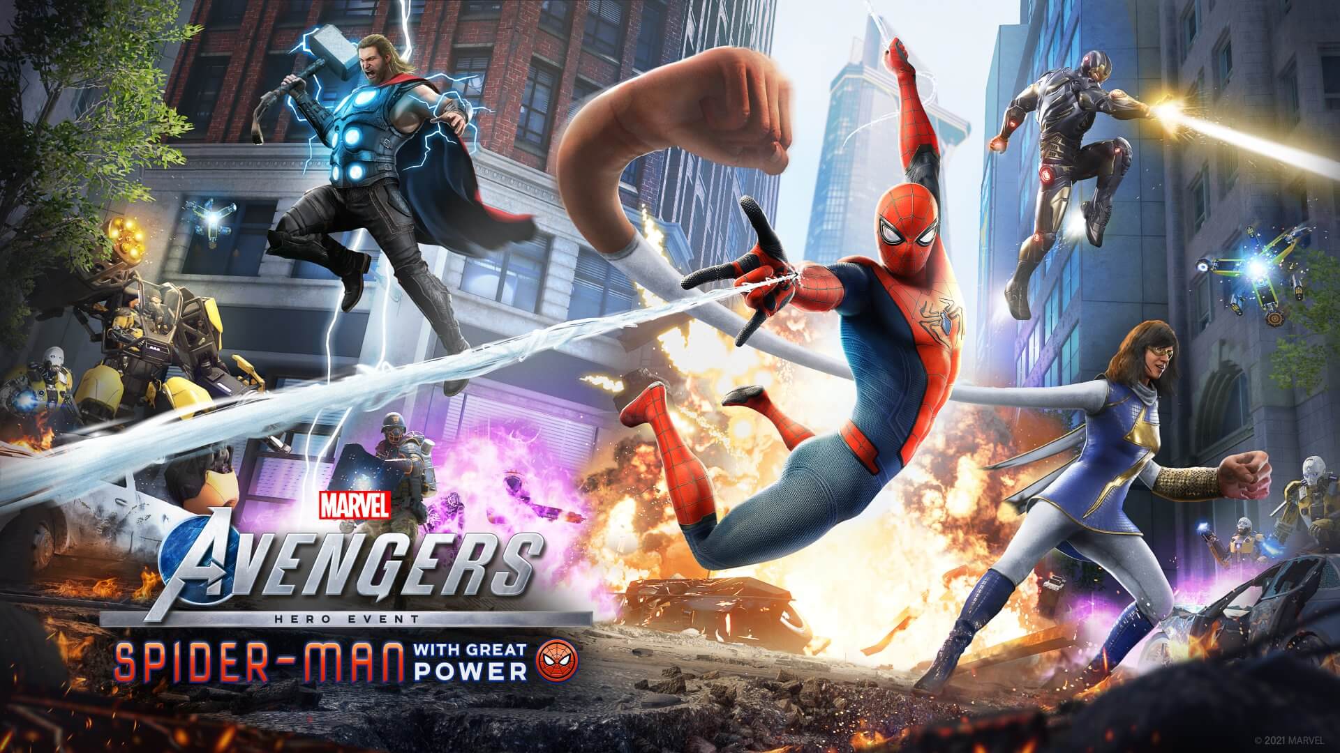 Marvel’s Avengers revela el tráiler del evento de Spider-Man