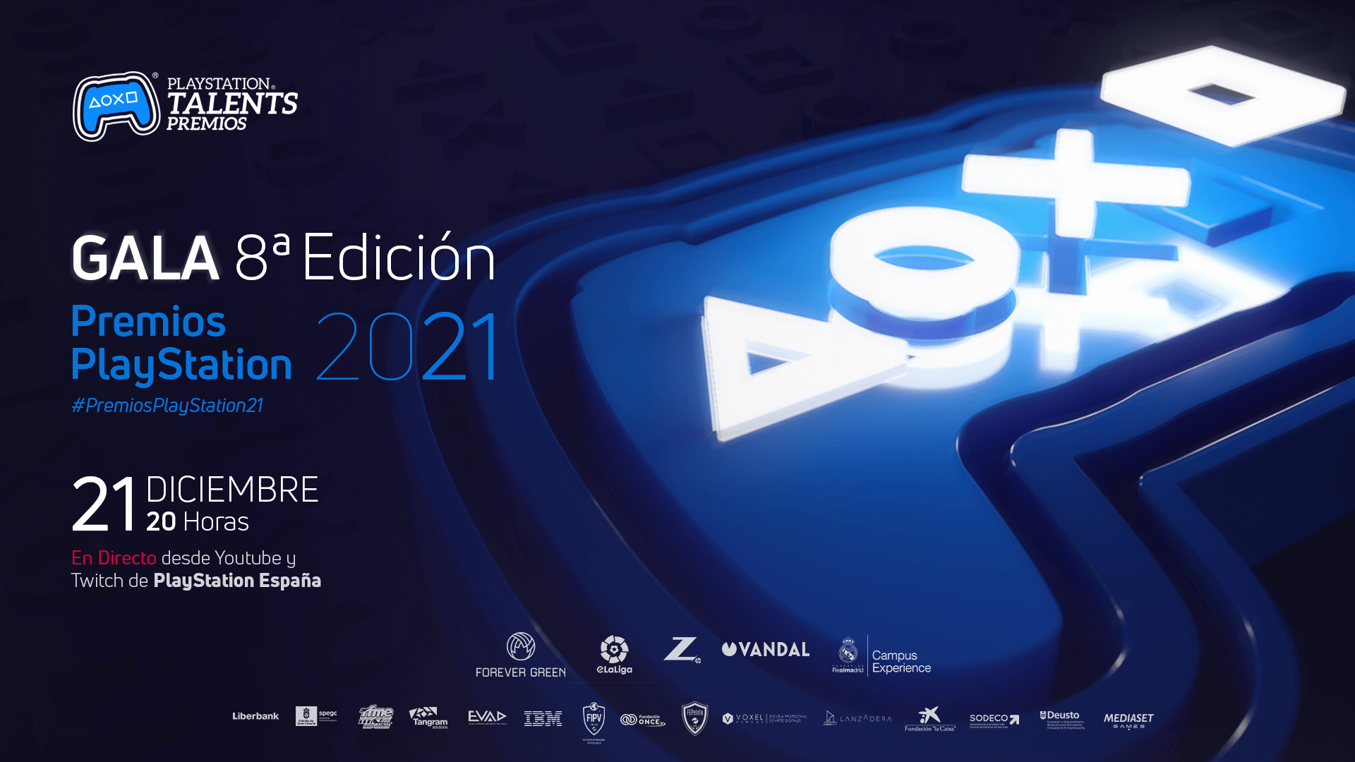 Se han desvelado los nominados para los premios PlayStation Talents 2021