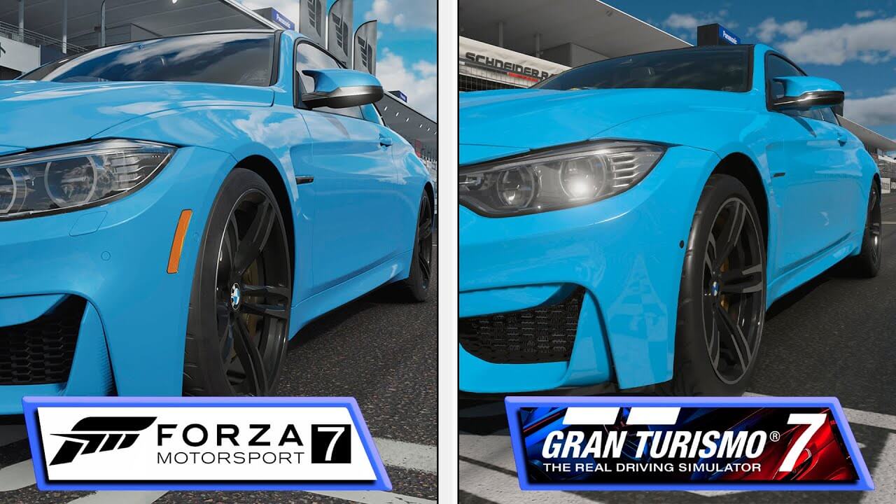 Comparativa gráfica Forza Motorsport vs Gran Turismo 7: ¿Qué juego