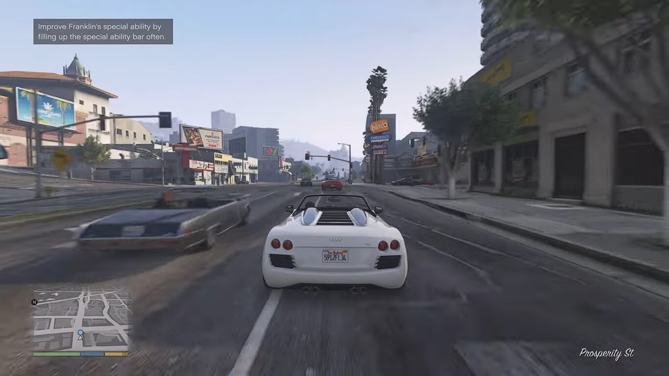 GTA V muestra sus mejoras gráficas en PS5 con 30 minutos de gameplay