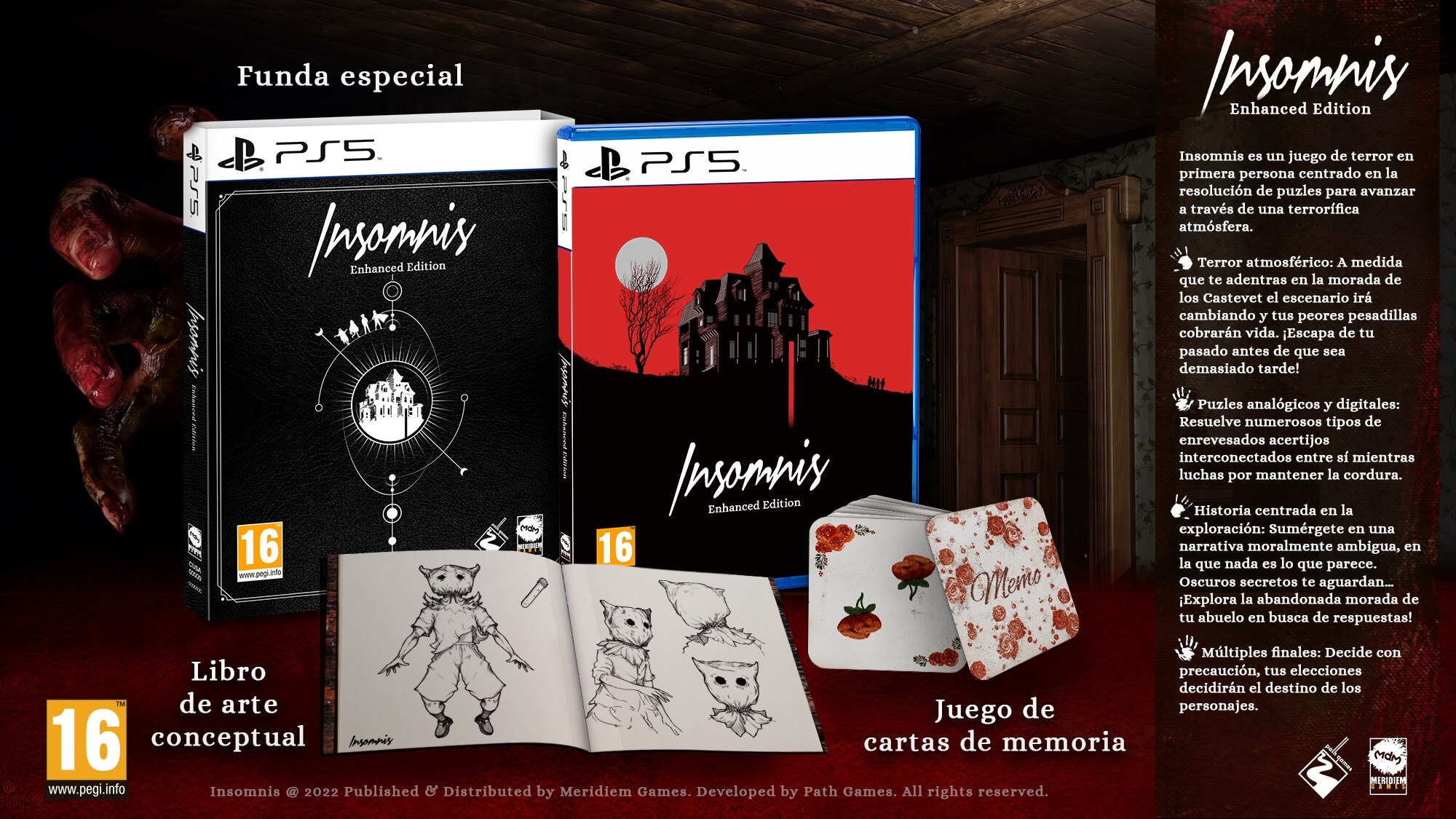 El terrorífico Insomnis llegará en físico a PS5 con una edición especial