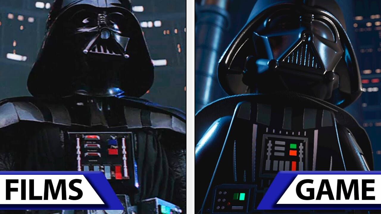 LEGO Star Wars: La Saga Skywalker | Una comparativa con las escenas de las películas deja clara su alta fidelidad