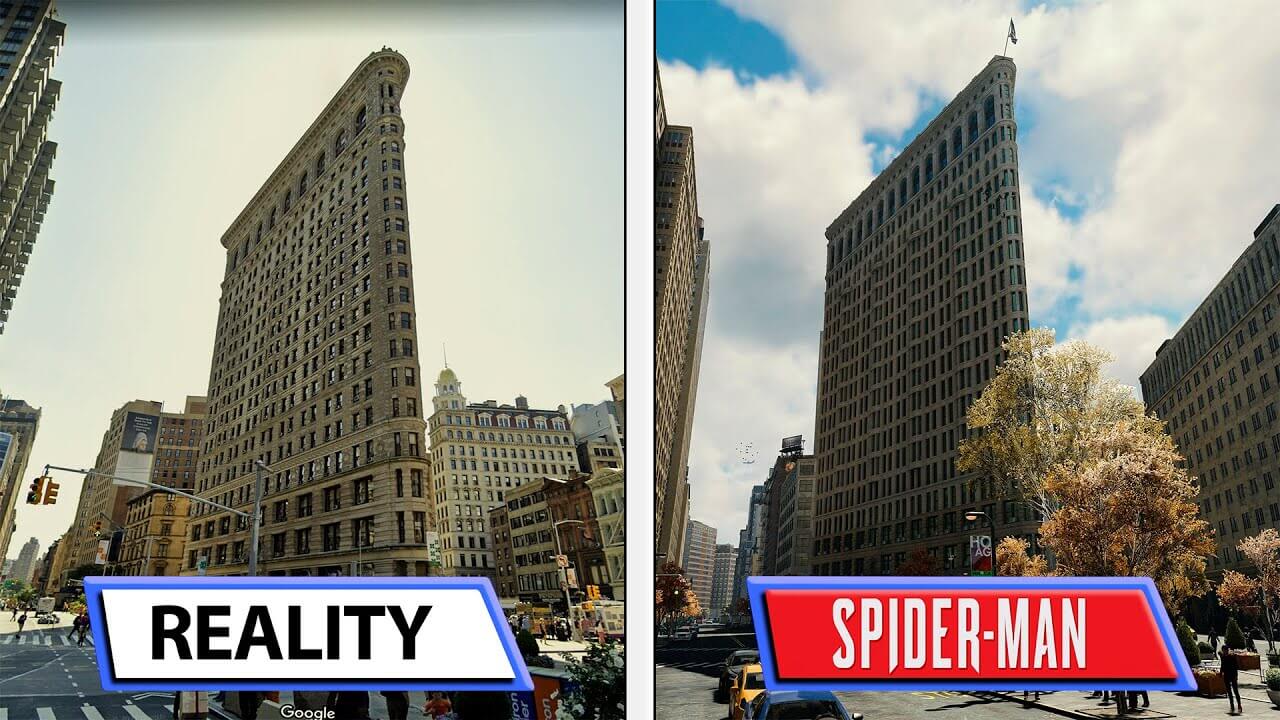 Marvel’s Spider-Man | Un vídeo muestra la increíble fidelidad de las locaciones de Nueva York en el juego