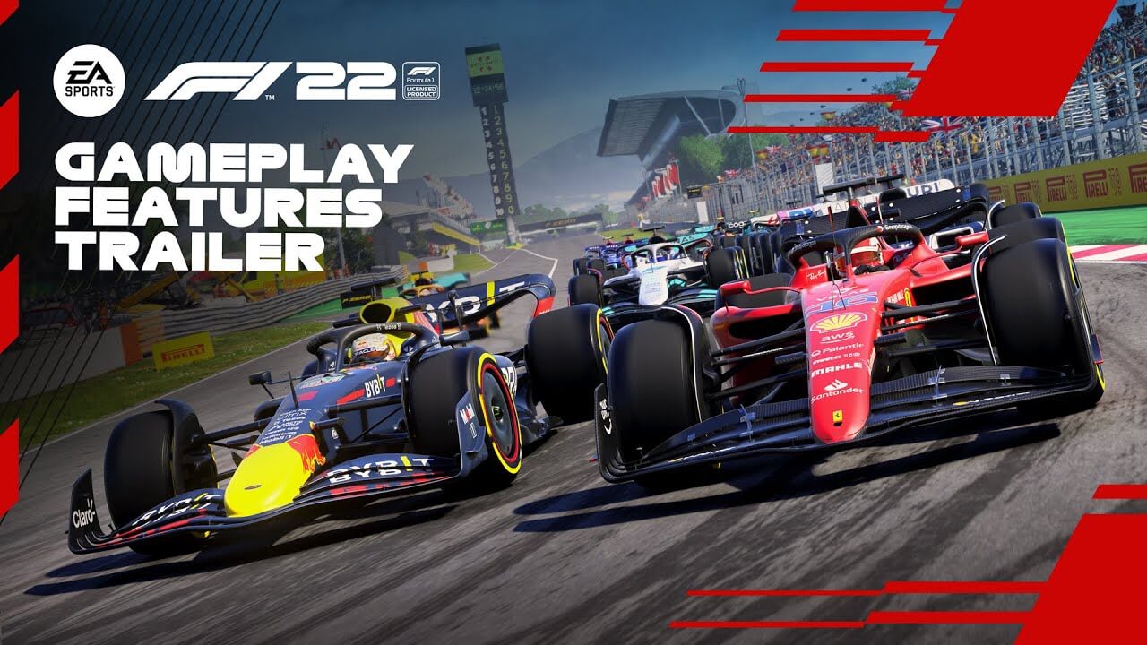 F1 22 muestra su gameplay en un nuevo tráiler