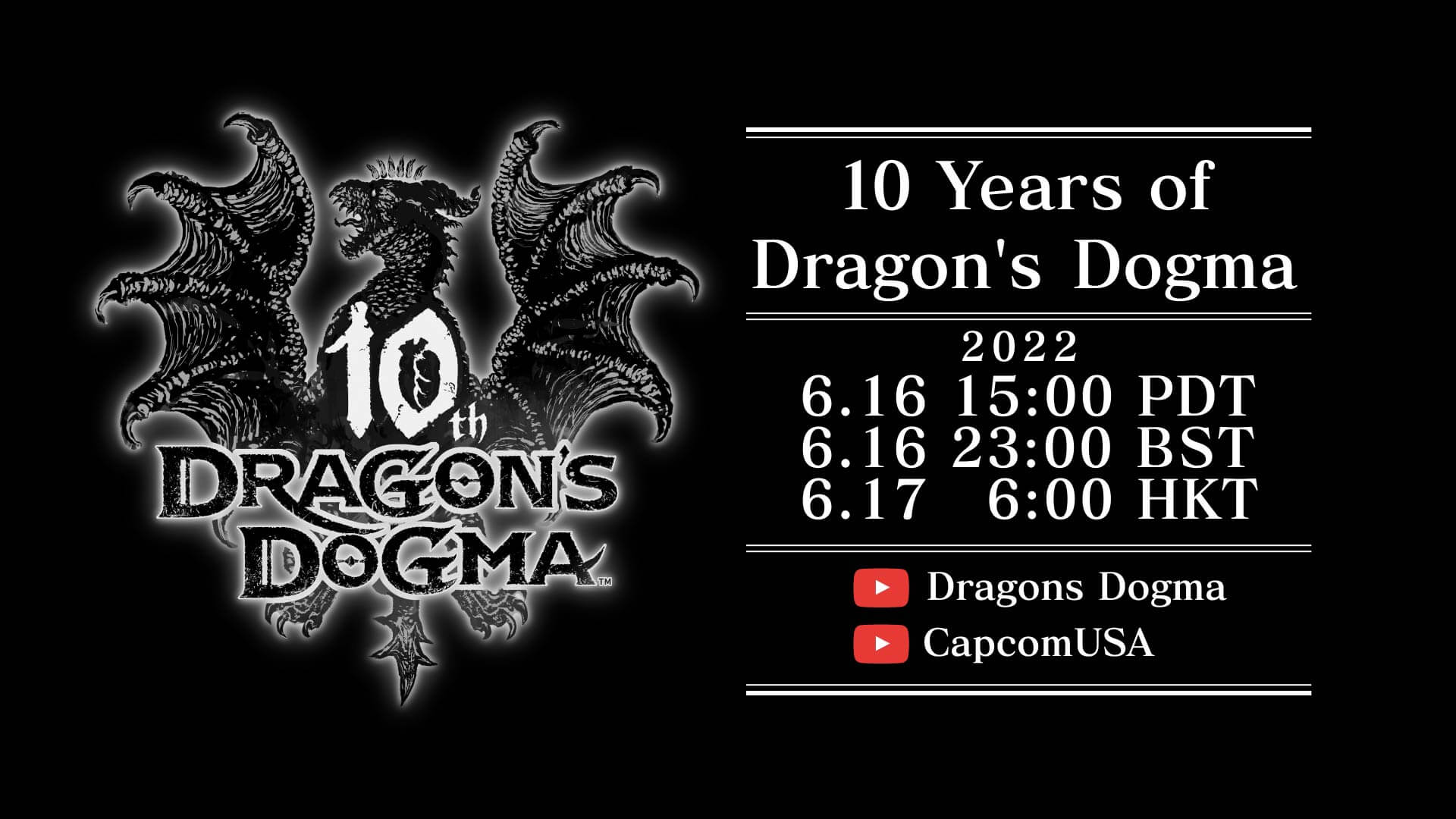 Dragon's Dogma celebrará su 10 aniversario con un evento