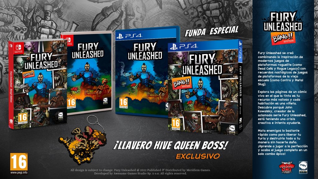 Fury Unleashed llegará en septiembre en formato físico