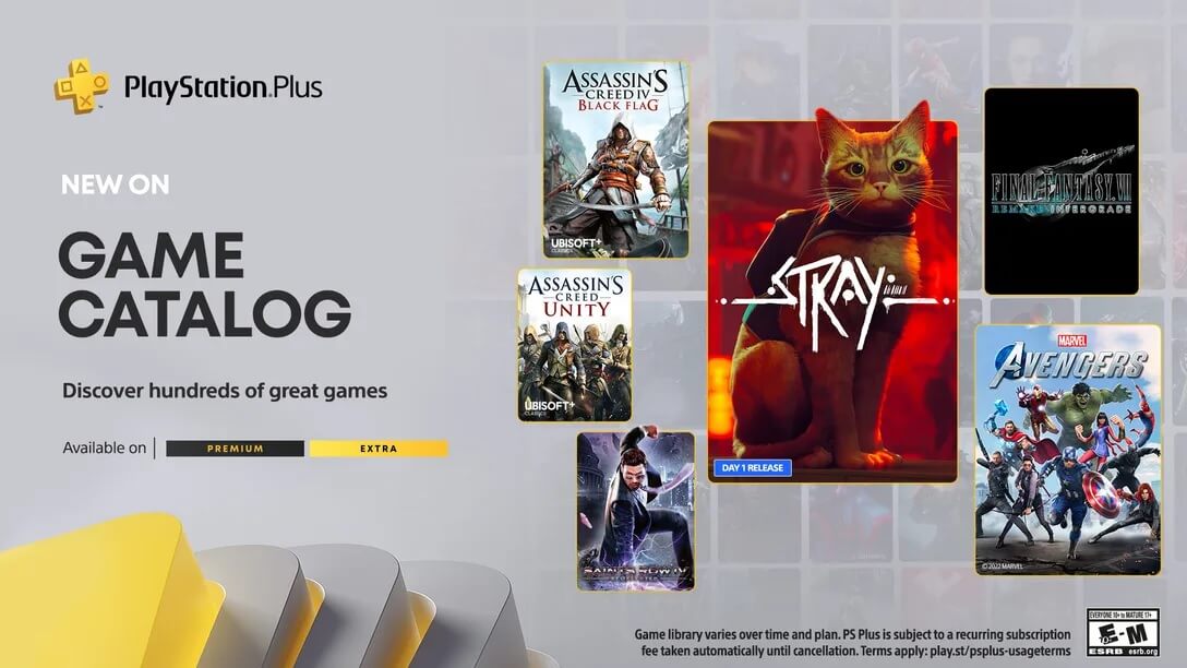 Se revelan los nuevos juegos de PS Plus Extra y Premium de julio