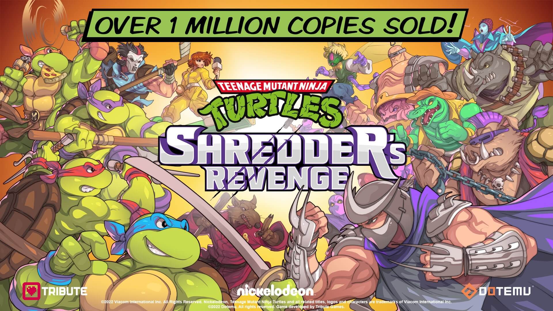 TMNT: Shredder’s Revenge supera el millón de copias vendidas