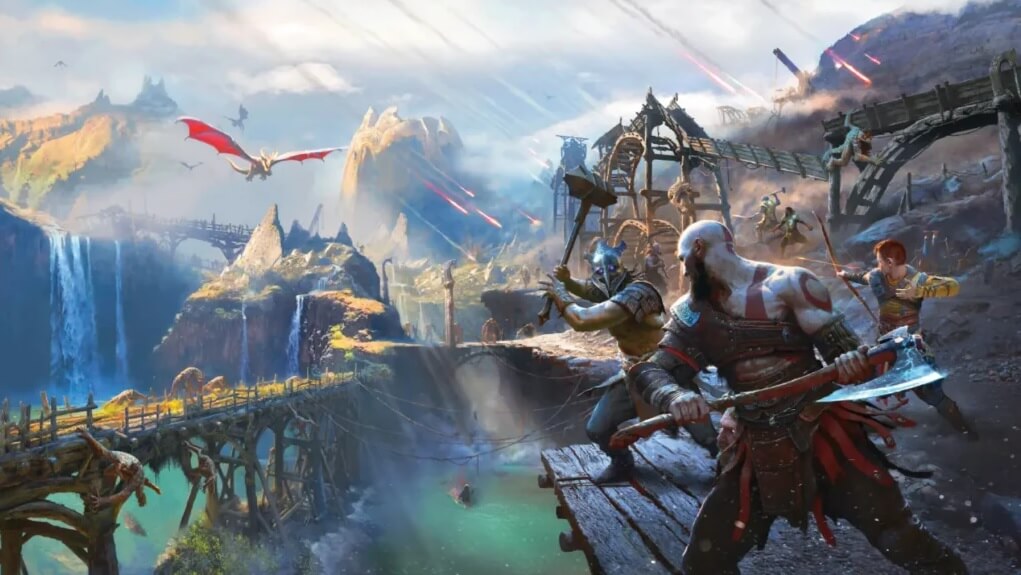 God of War Ragnarok muestra su combate en un espectacular gameplay