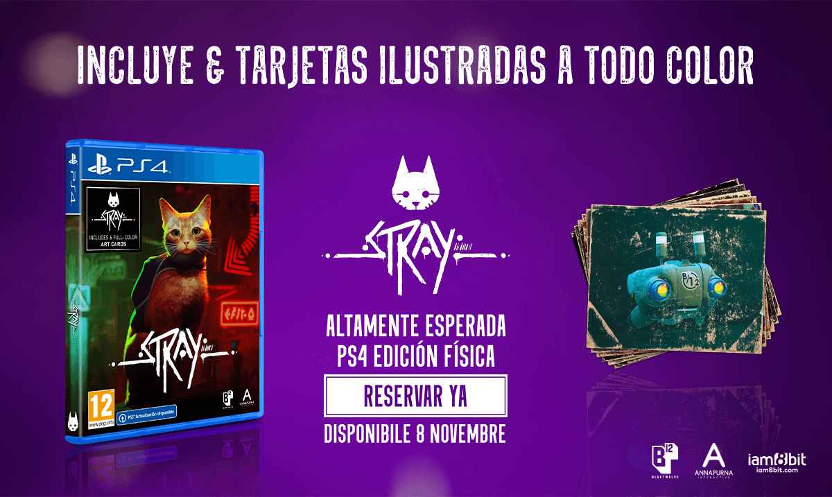 La edición física de Stray también estará disponible en PS4; llegará en noviembre