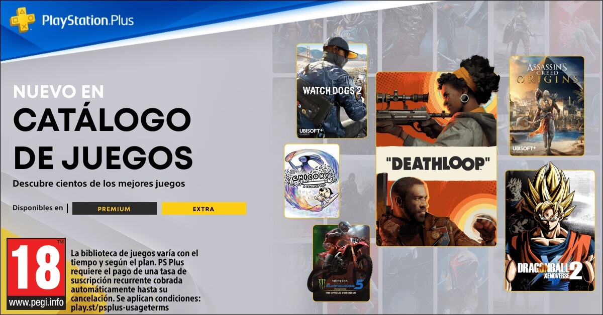 Ya están disponibles los nuevos juegos de septiembre de PS Plus Extra y Premium