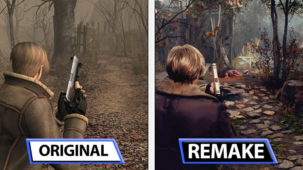 Comparan escenas del nuevo tráiler de Resident Evil 4 Remake con el original