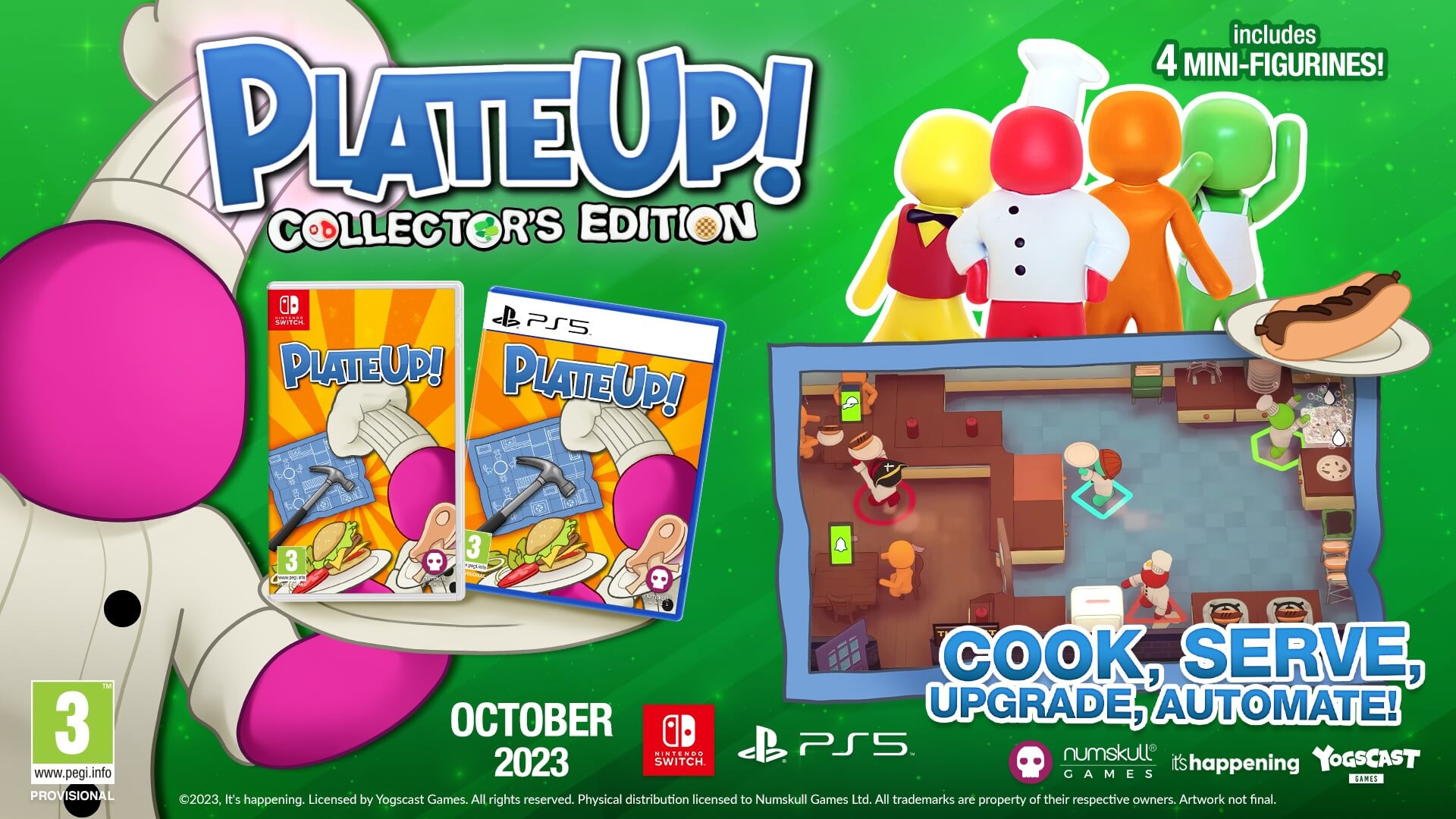 PlateUp roguelite fun!  It will arrive in physical format on PlayStation 5