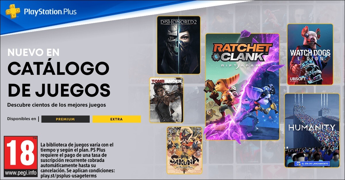 May games are now available on PS Plus Extra and Premium