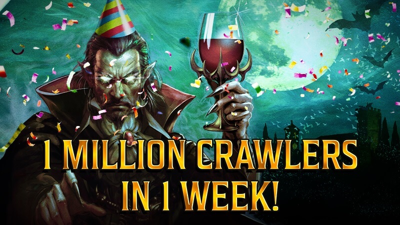 Vampire Crawlers ha llegado al millón de jugadores en una semana.