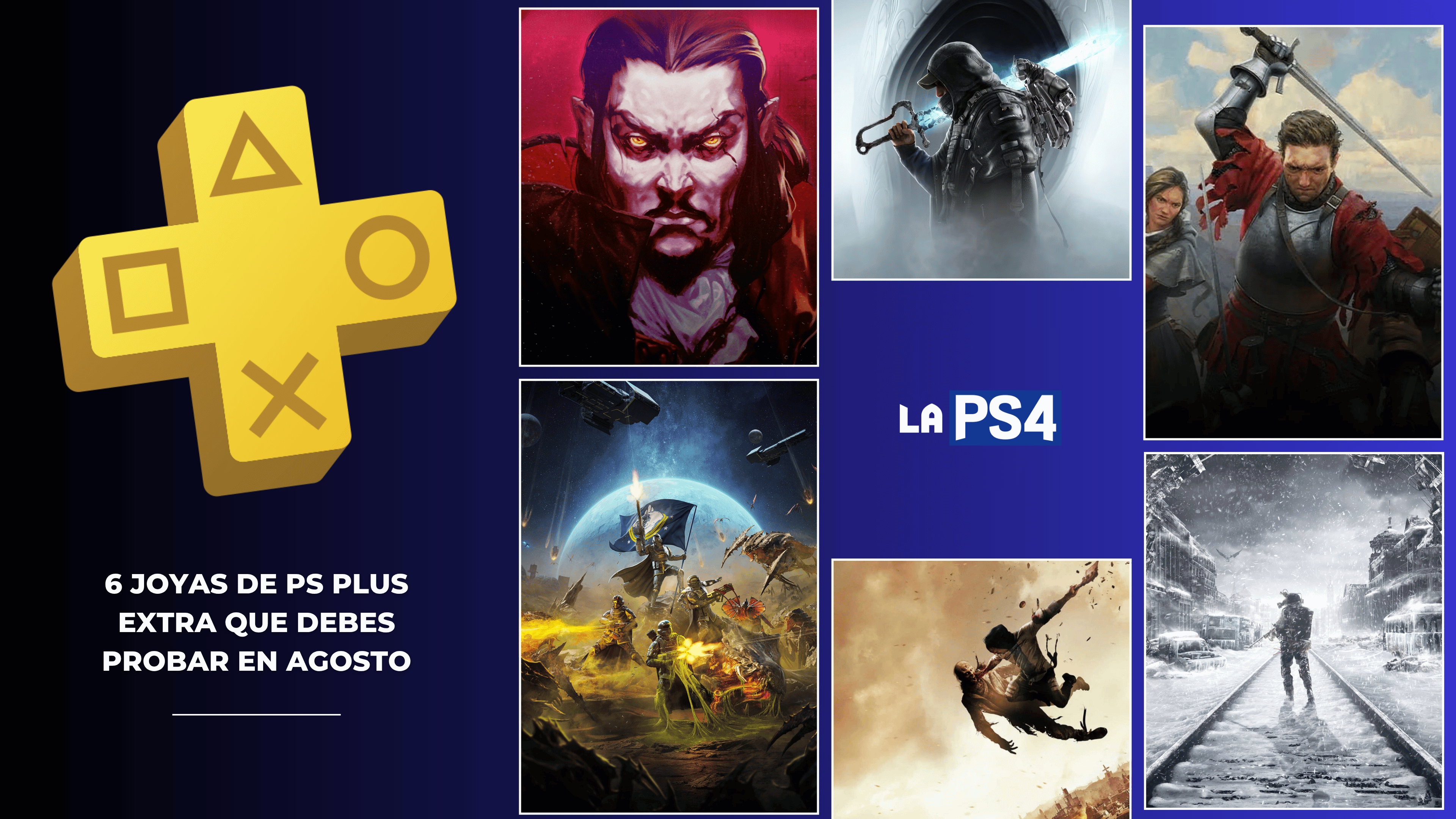 Te recomendamos 6 joyas de PS Plus Extra que debes probar en agosto.